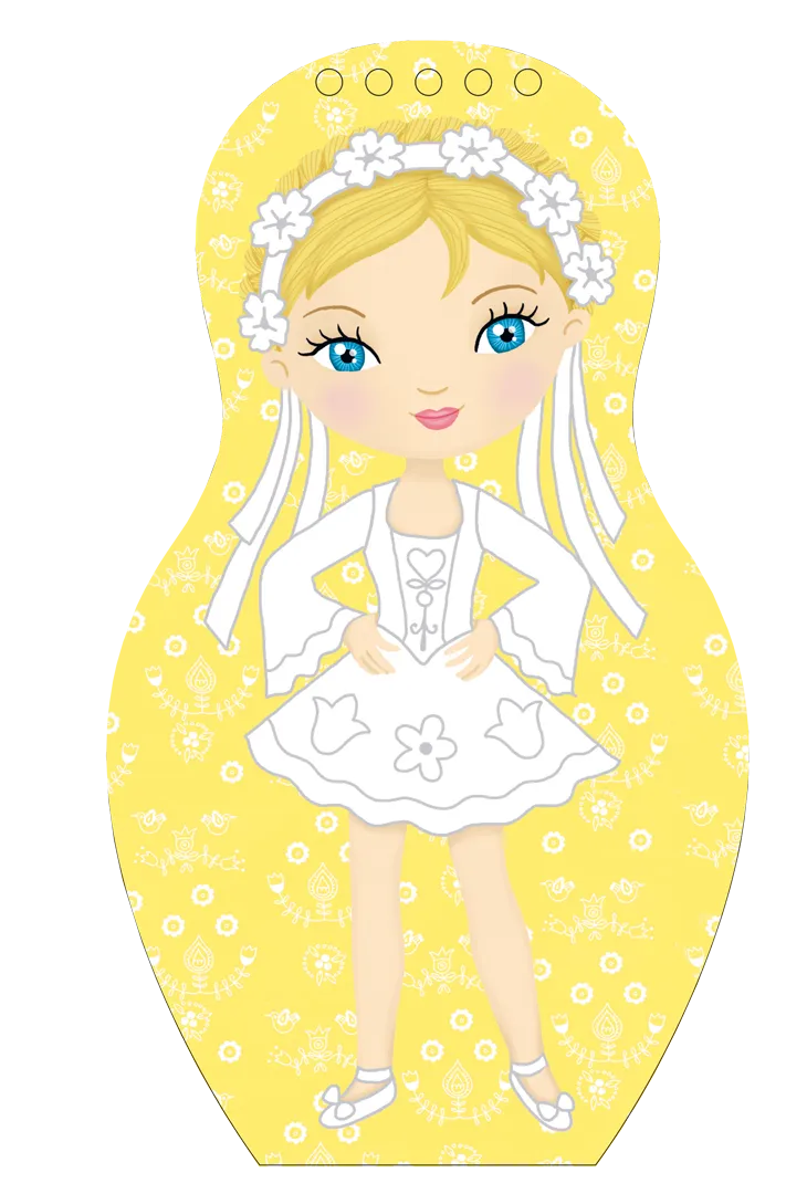 Minimiki Carnet créatif Léna en Russie stickers