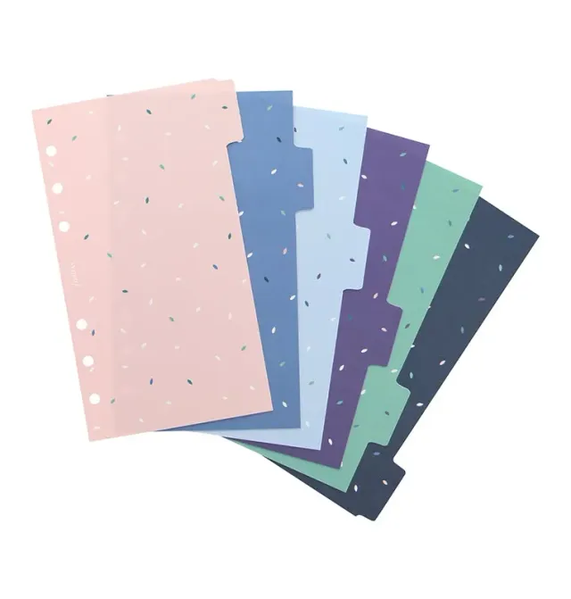 Filofax Garden Intercalaires Personal x6 couleurs