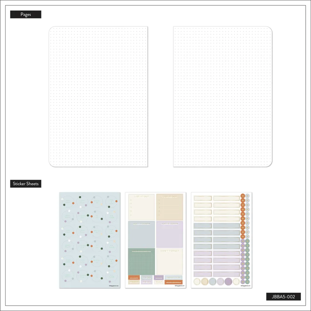 Me & my big ideas Mauve & Moss journal pointillé 160 g