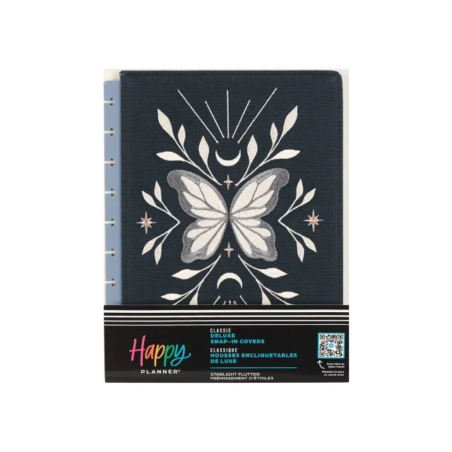 Happy Planner Starlight Flutter couverture brodée Classic