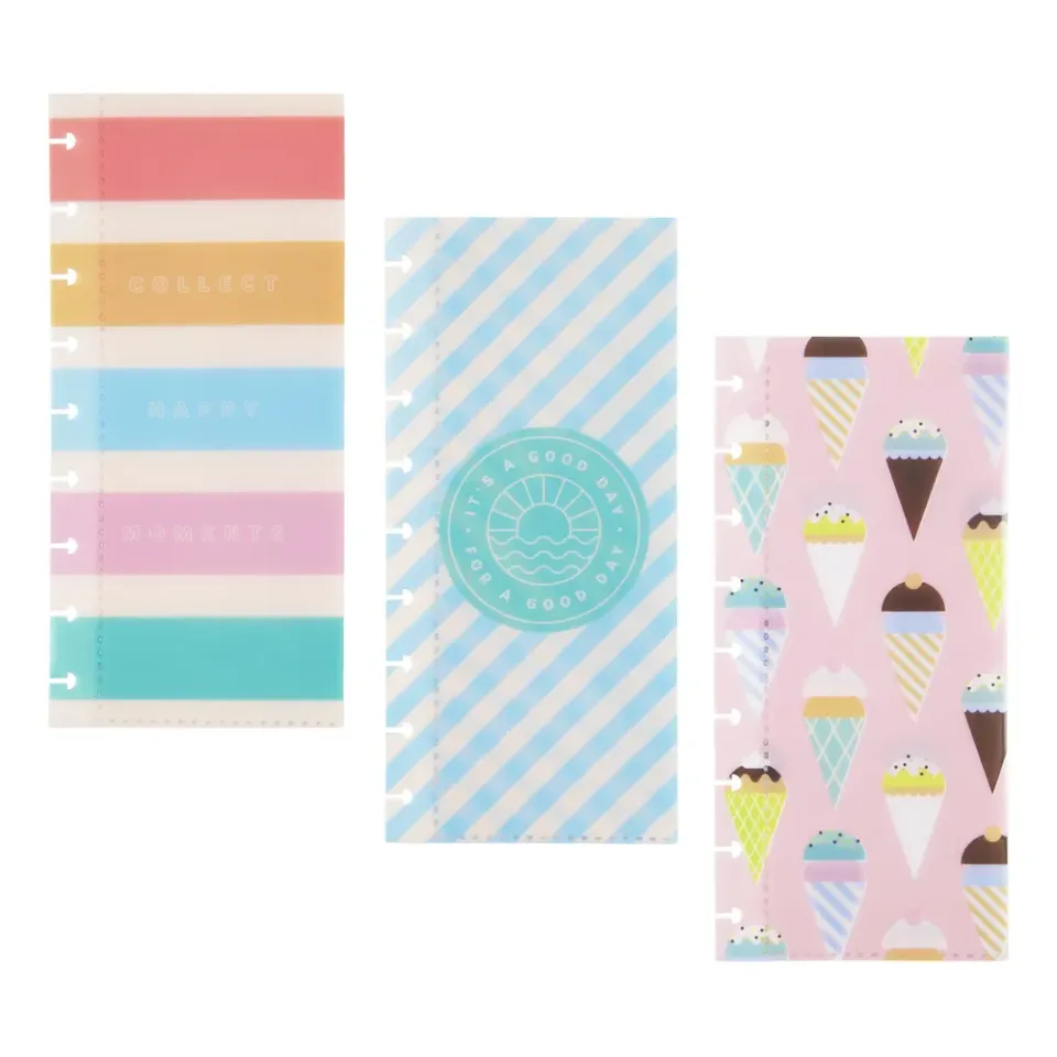Happy Planner Boardwalk Ice Cream enveloppes x3 Classic