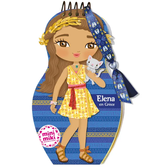 Minimiki Elena en Grèce carnet créatif stickers
