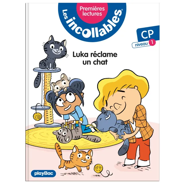 Les Incollables Premières lectures T10 Luka chat livre niv 1 CP