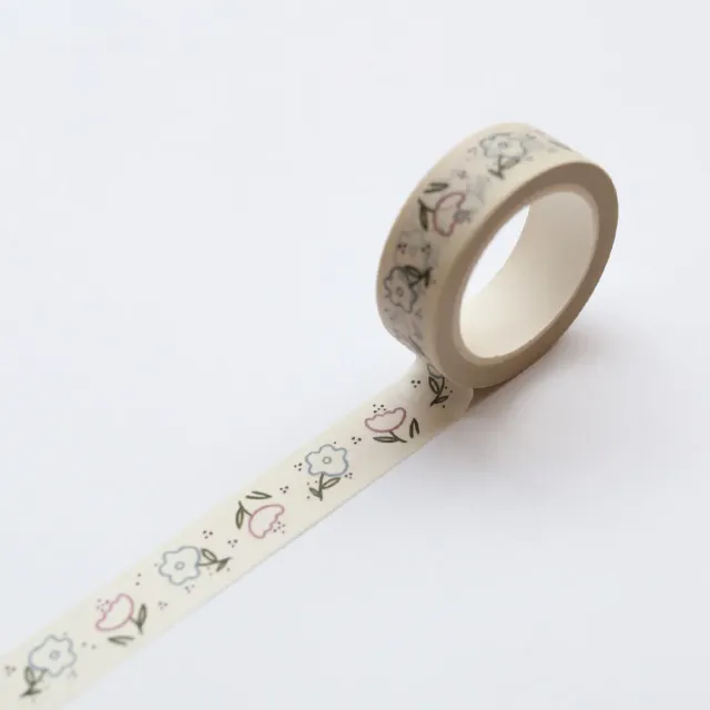 Kartotek Blooming masking tape fleuri décoratif