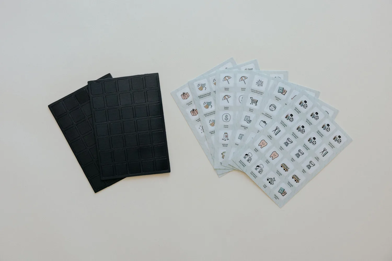 Les Belles Combines coffret planification mensuelle magnétique