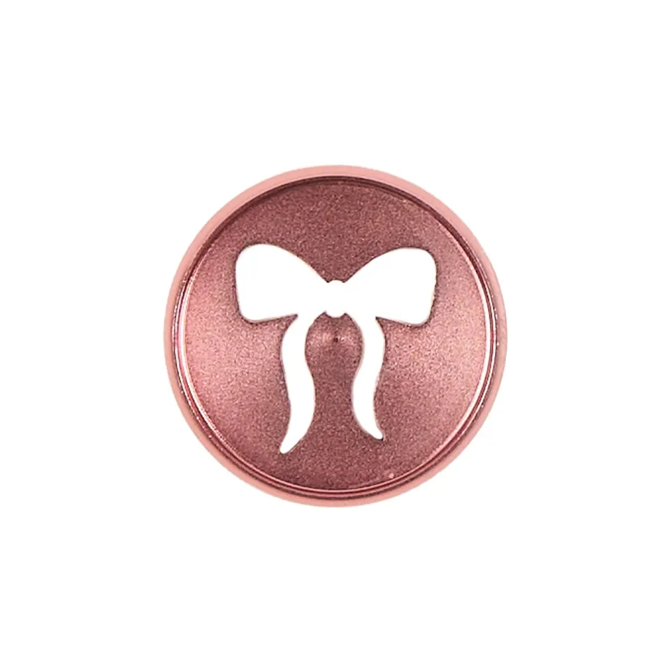 Happy Planner Pink Bow Medium disques métal 11 roses