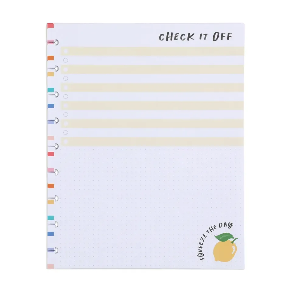 Happy Planner Fun Illustrations papier recharge Classic checklist 40