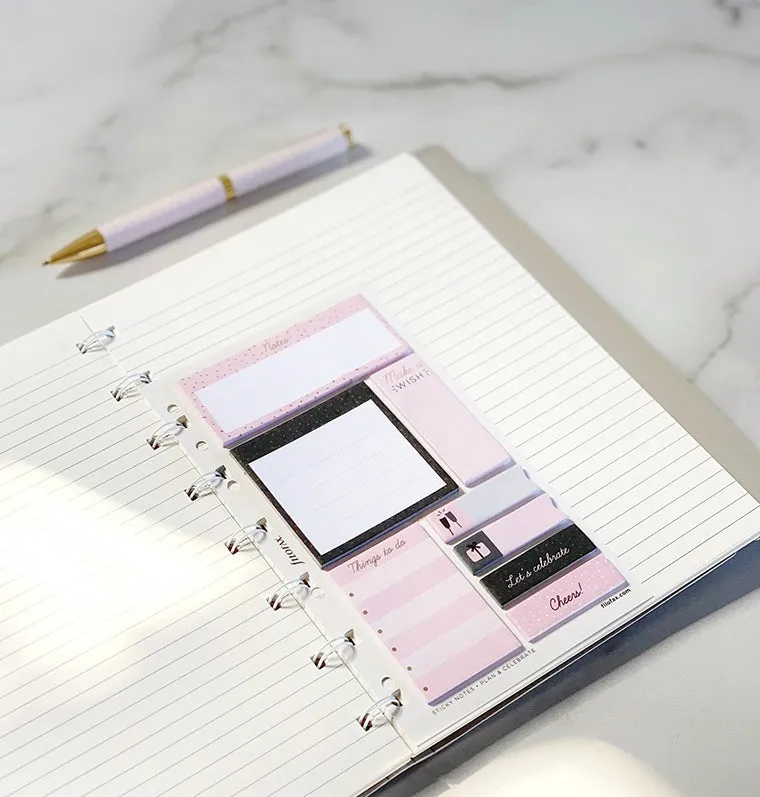 Filofax Confetti notes adhésives A5 Pastel to-do