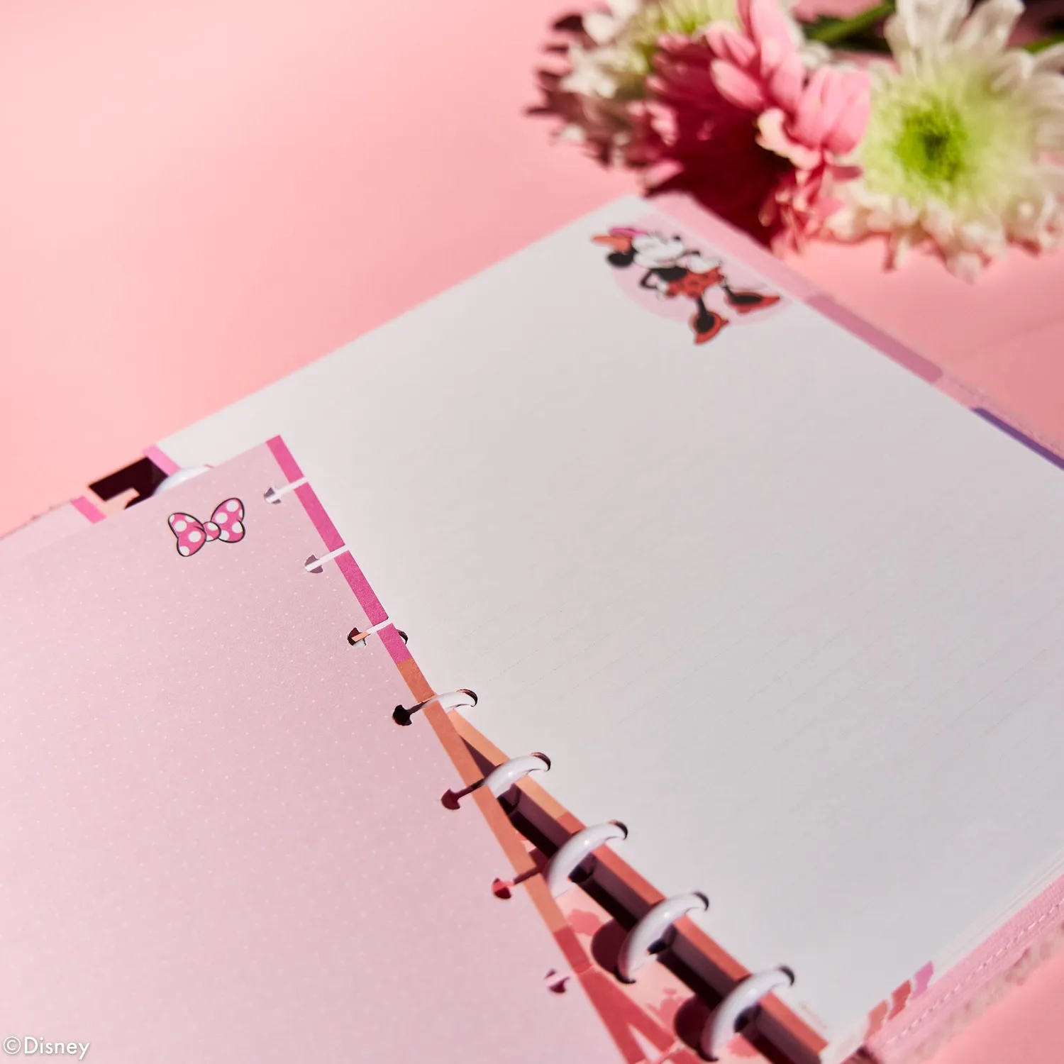 Happy Planner Minnie Bow Happy recharge agenda Classic 40 feuilles pointillés
