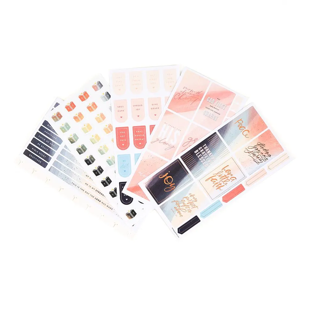 Happy Planner Joy Faith stickers foi 5 feuilles 111