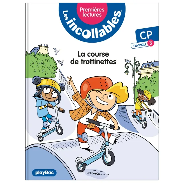 Frigobloc Les Incollables Premières lectures Tome 13 trottinettes niv.3