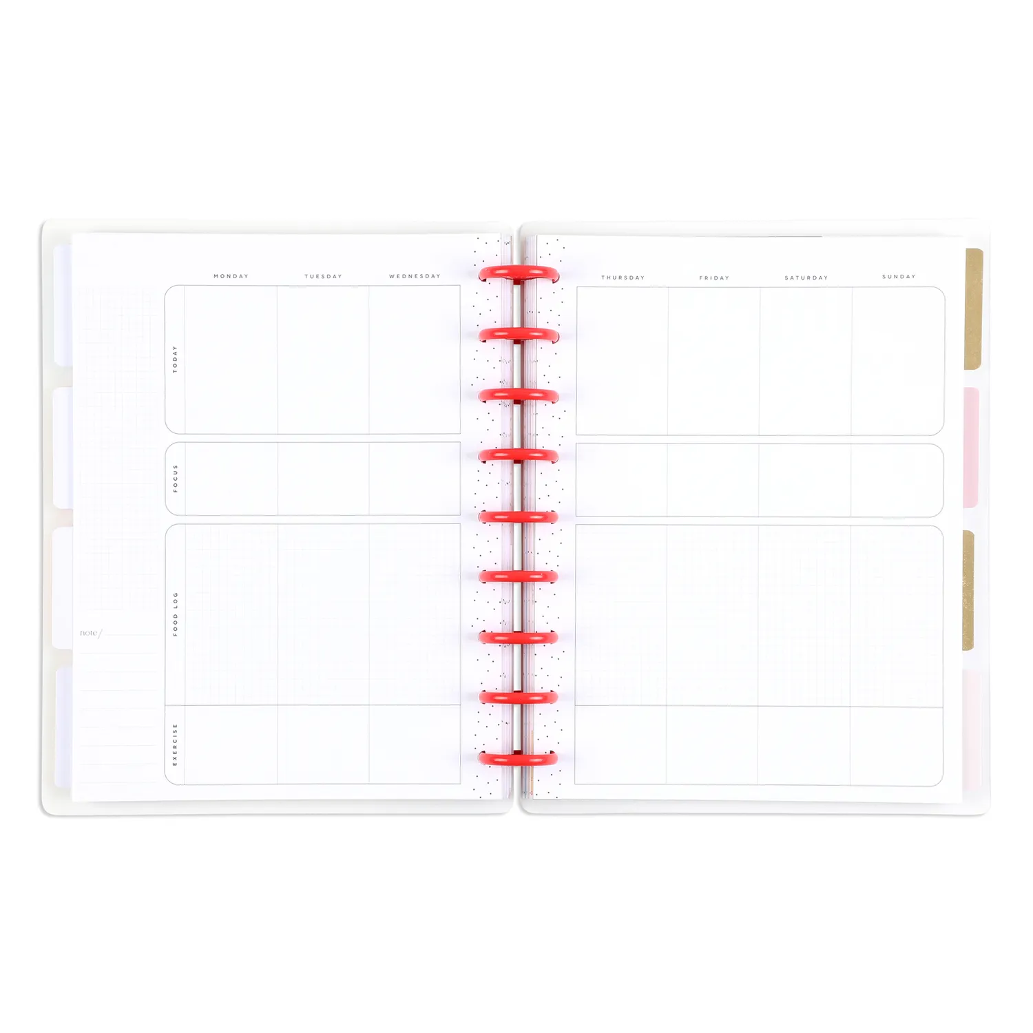 Happy Planner Fitness All Stars planner sport 12 mois non daté