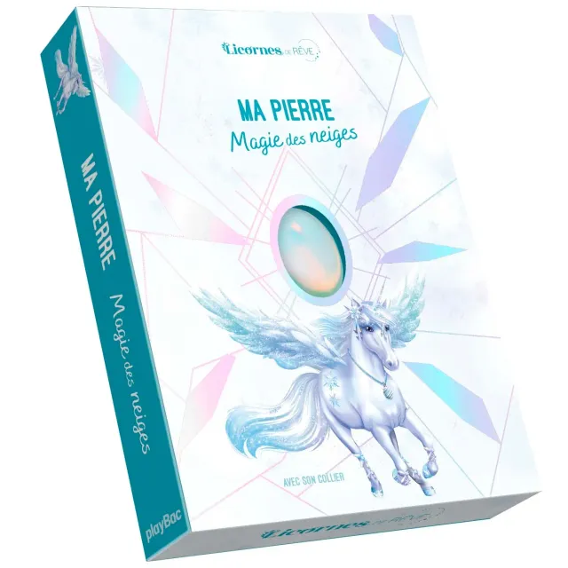 Licornes de rêve Magie des neiges coffret pierre Névéa
