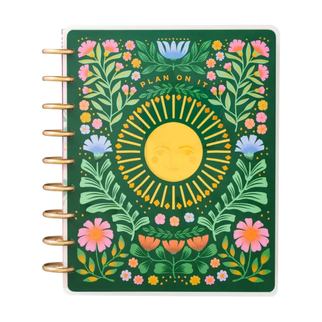 Happy Planner Golden Meadow agenda non daté Classic 12 mois