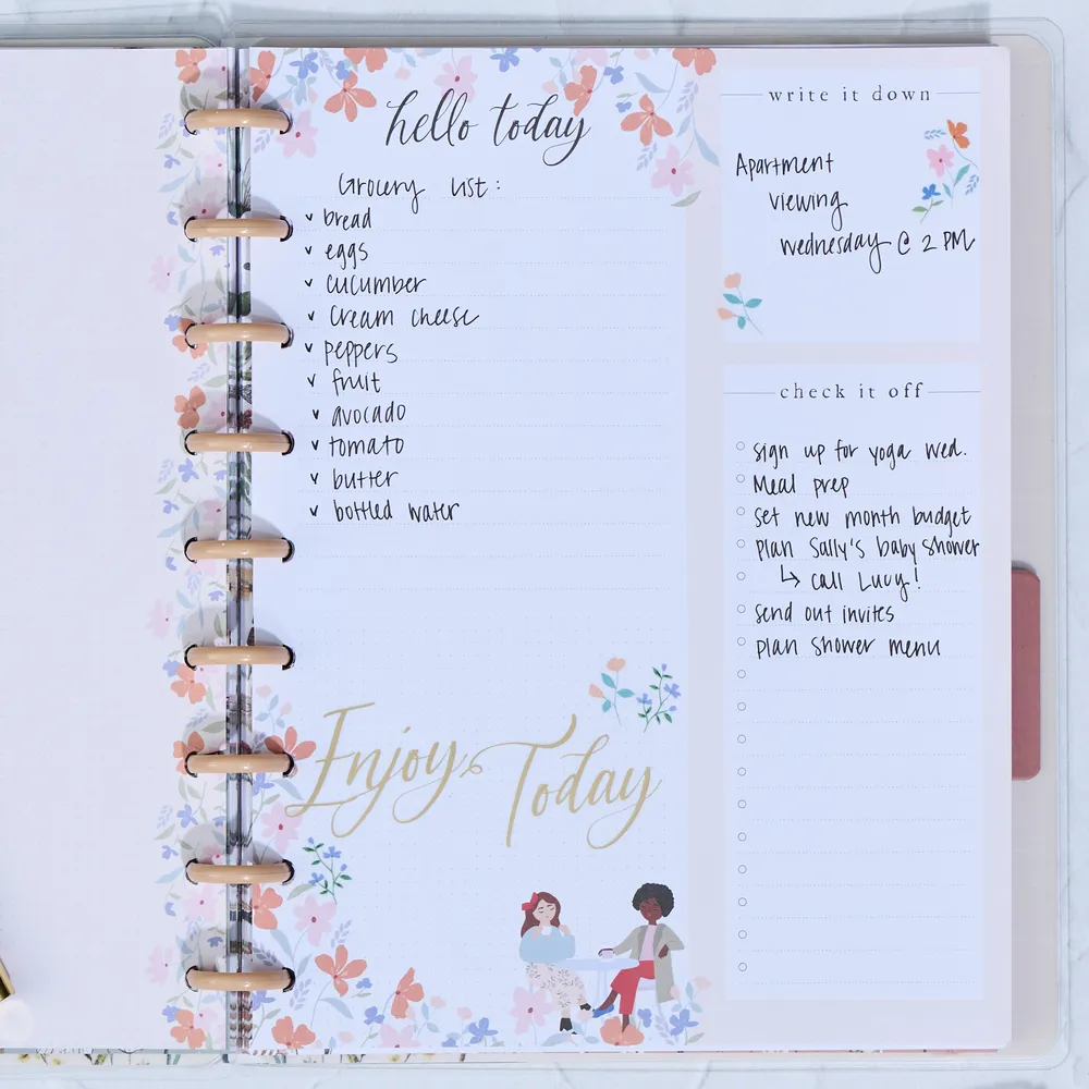 Happy Planner Happy in Paris recharge papier pointillé 40 feuilles