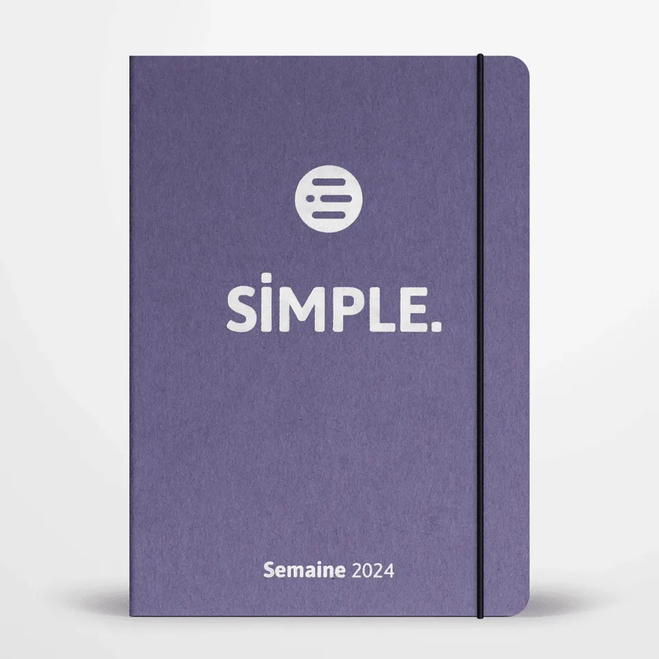 My365 SIMPLE Édition Semaine agenda semainier 2024 A5