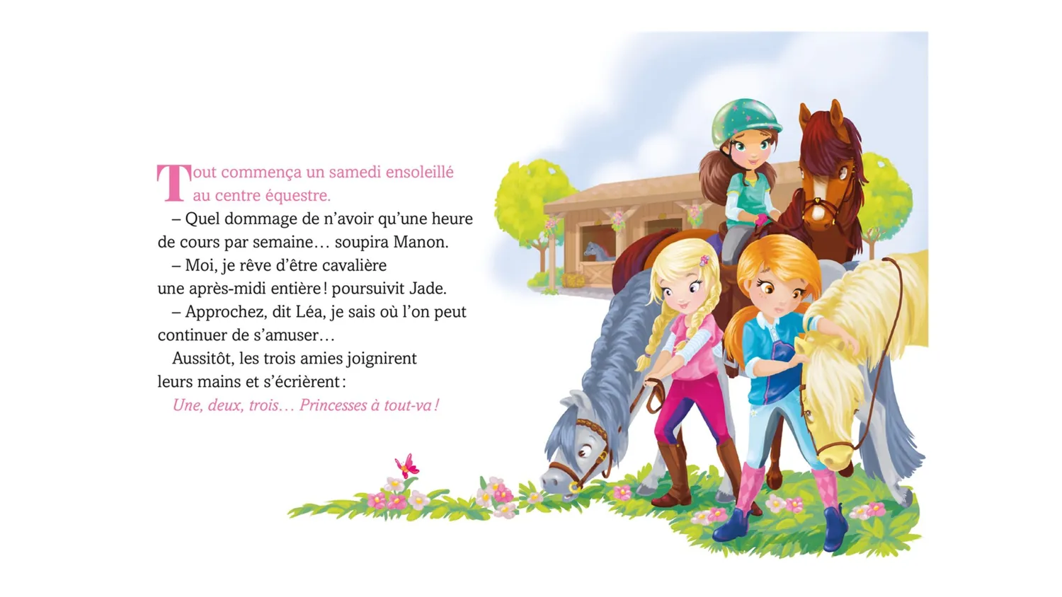 Une, deux, trois Princesses Au secours de la sirène roman dès 6 ans