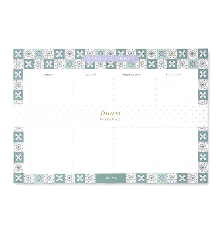 Filofax Mediterranean planner semainier magnétique 60 feuilles