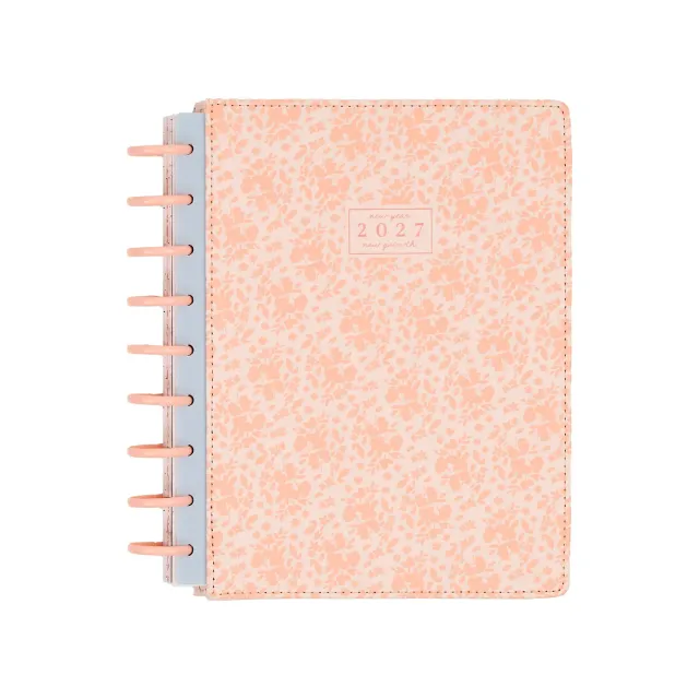 Happy Planner Wildflower Daydream 2027 agenda vertical Classic 12 mois