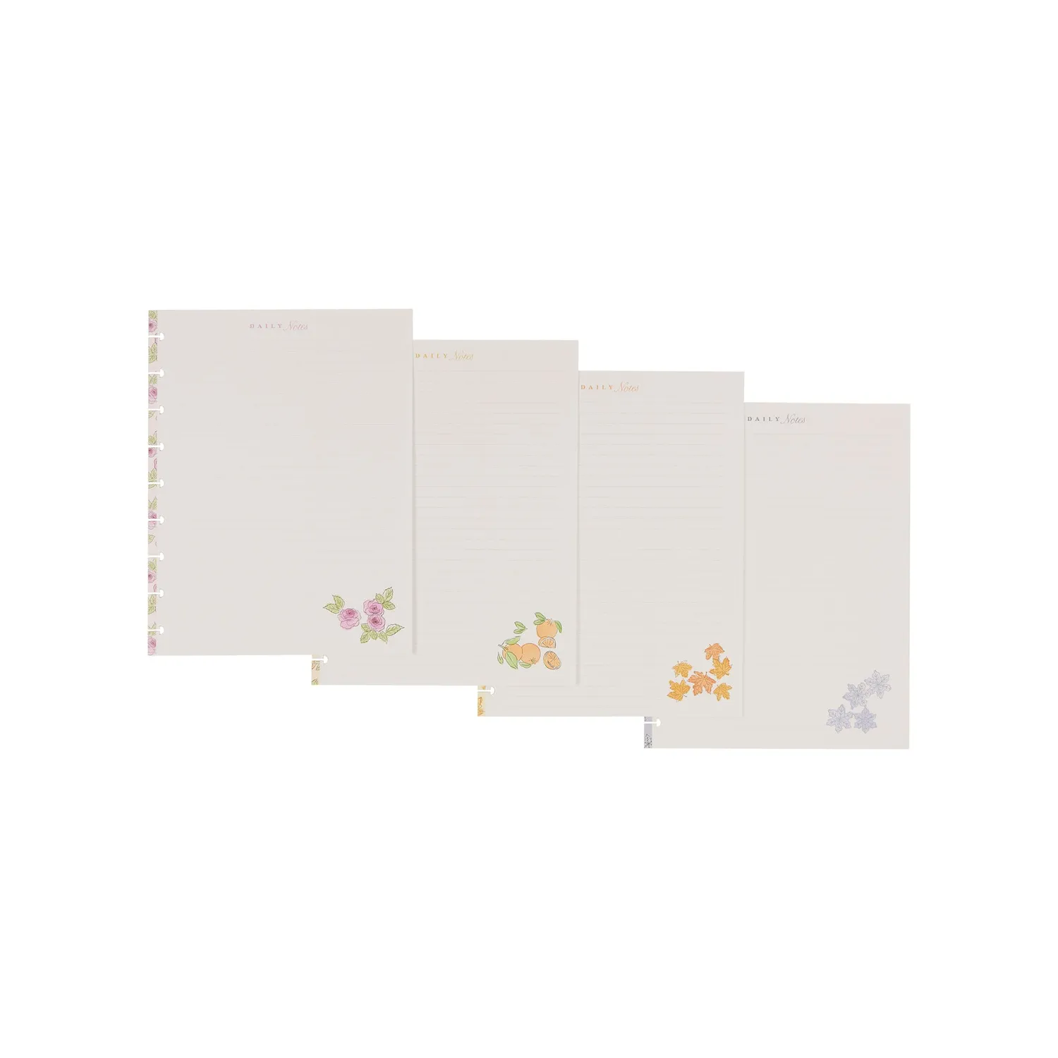 Happy Planner Seasonal Sidewalks papier recharge 40 feuilles