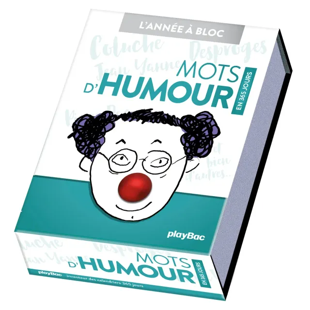 Frigobloc Mots d'humour 365 jours calendrier bloc
