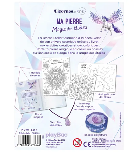 Frigobloc Licornes de rêve Magie des étoiles coffret créatif