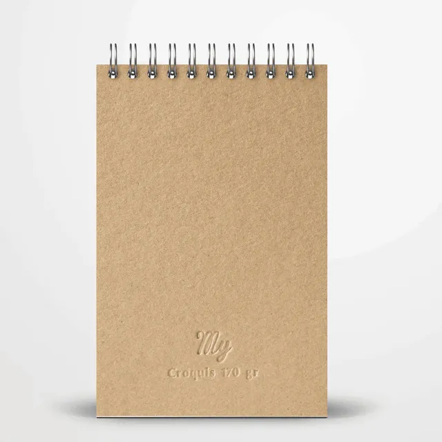 My365 Carnet de dessin spirale A5 170 g papier épais