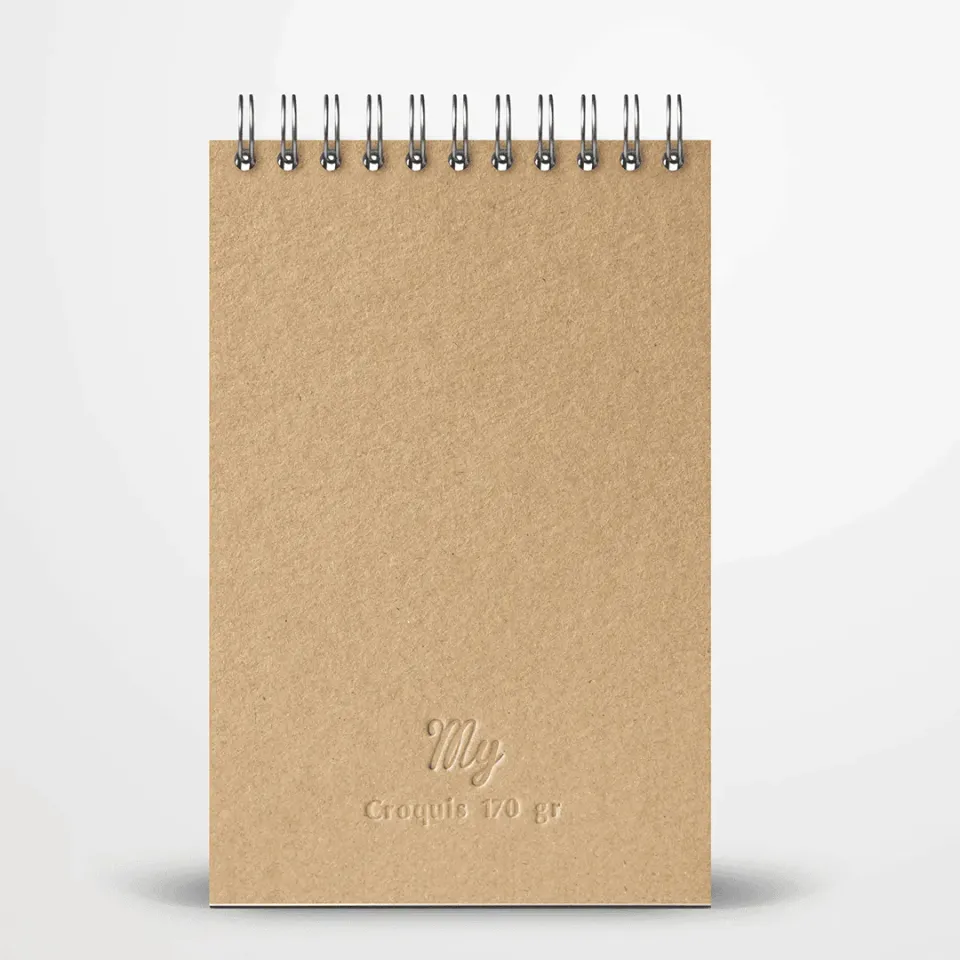 My365 Carnet de dessin spirale A5 170 g papier épais