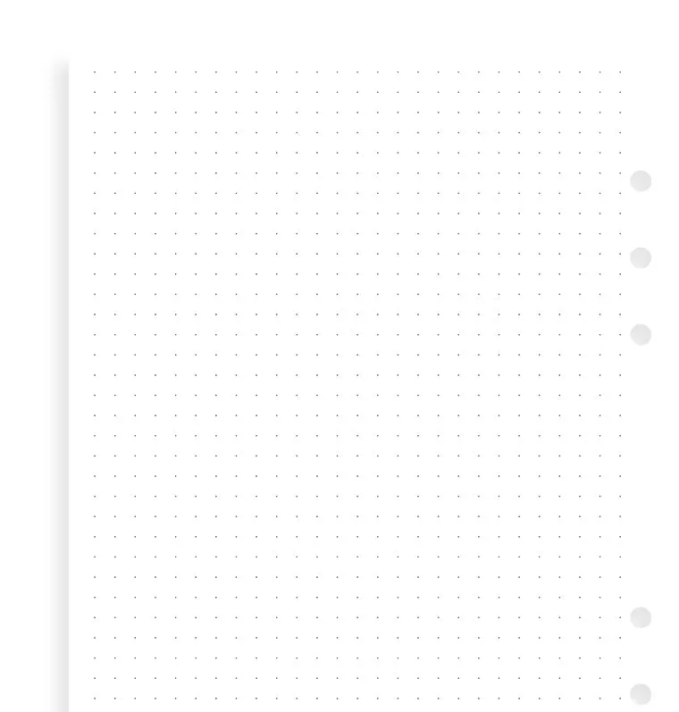 Filofax Classic recharge pointillee A5 Journal