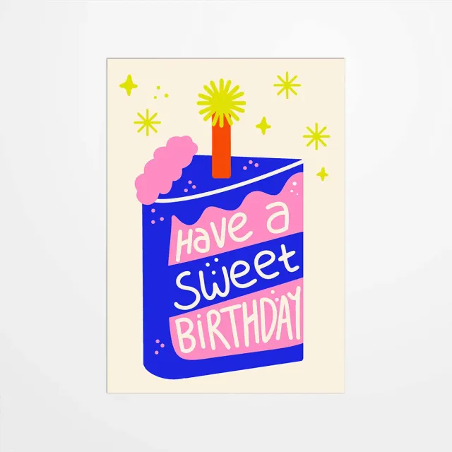 My365 Coquiette carte postale Have a sweet birthday