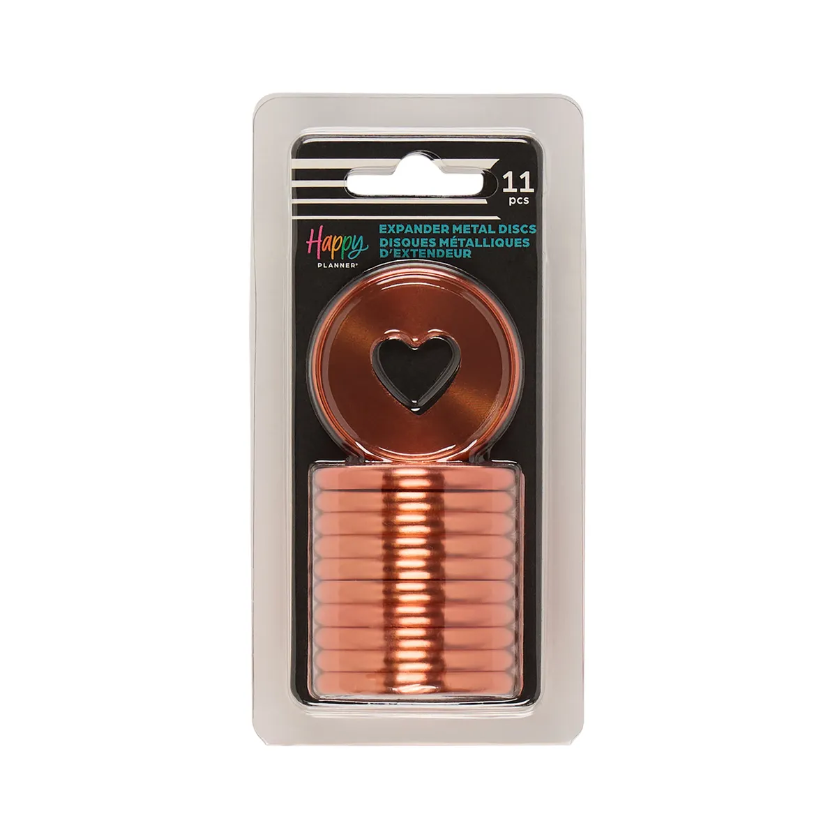 Happy Planner Coral disques métal expander corail x11