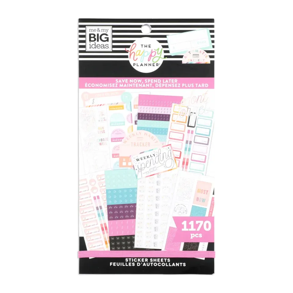 Happy Planner Value Pack Save Now Spend Later stickers budget
