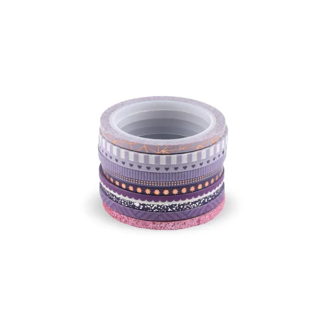 Me & my big ideas Purple Hues washi tape fin 10 rouleaux violet