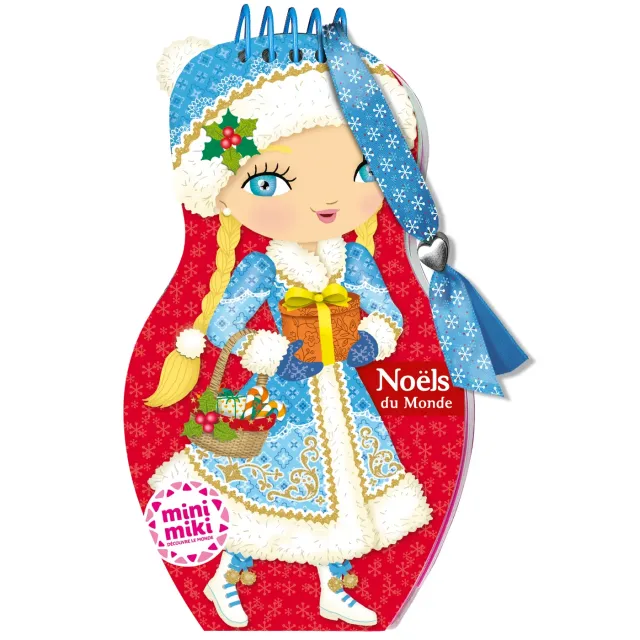 Minimiki Carnet créatif Noëls du monde stickers bracelet