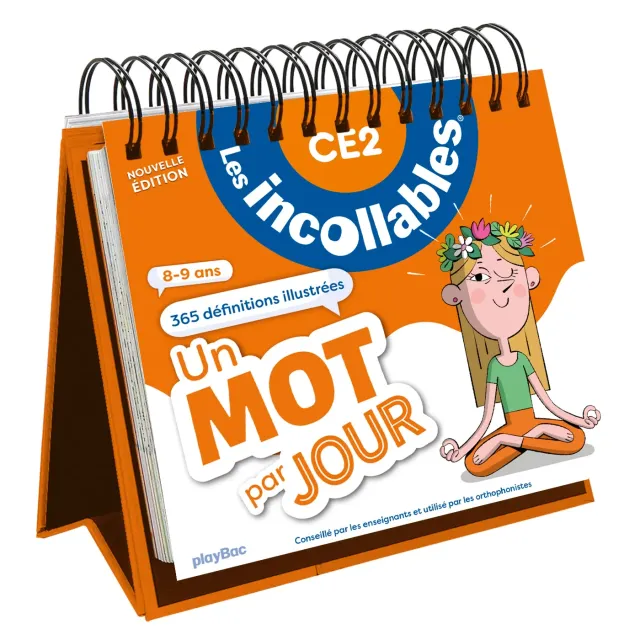 Les Incollables Un mot par jour CE2 chevalet 8-9 ans 2024
