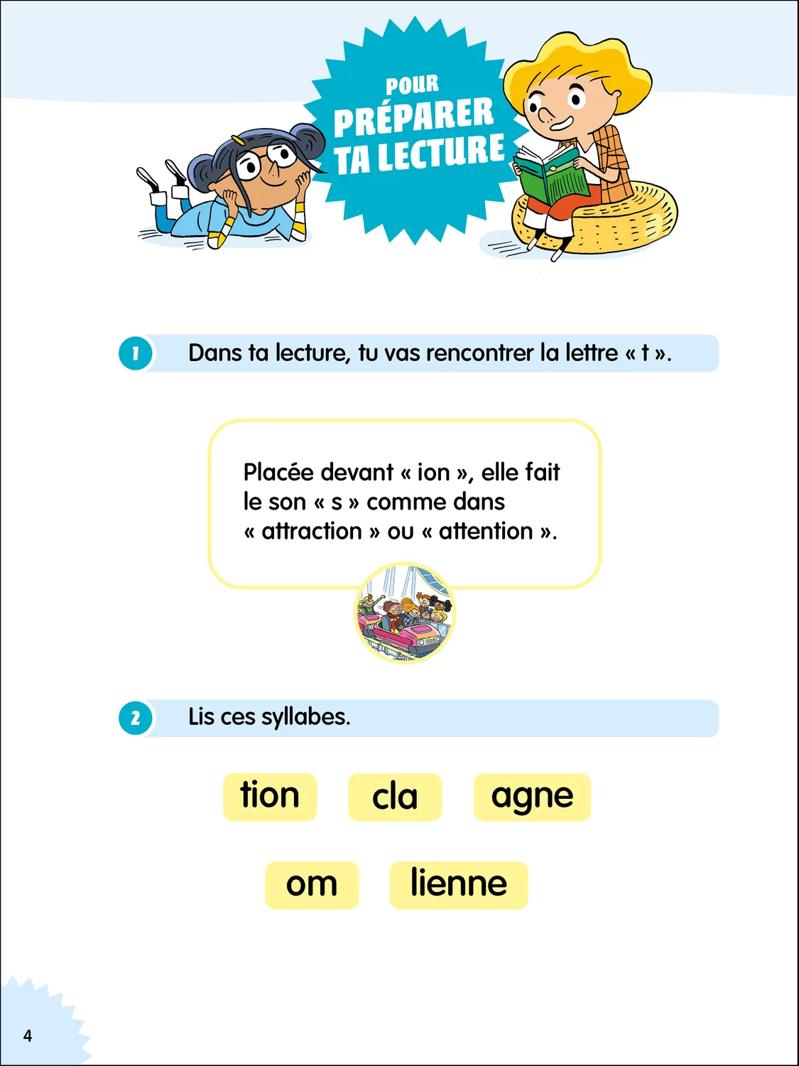 Frigobloc Incollables Zoé et Luka parc livre lecture niv 3
