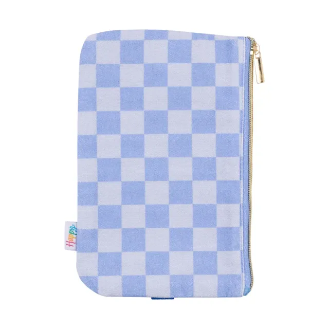 Happy Planner Happy Brights Classic trousse à crayons carreaux bleus