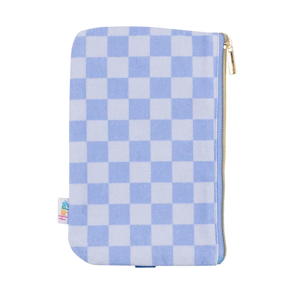 Happy Planner Happy Brights Classic trousse à crayons carreaux bleus