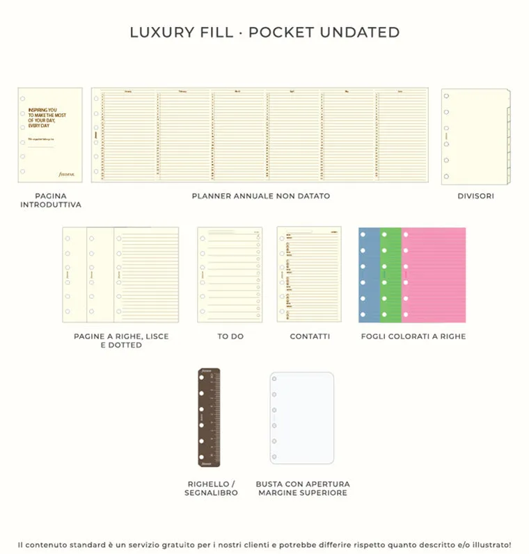 Filofax Malden Pocket organiseur cuir ocre