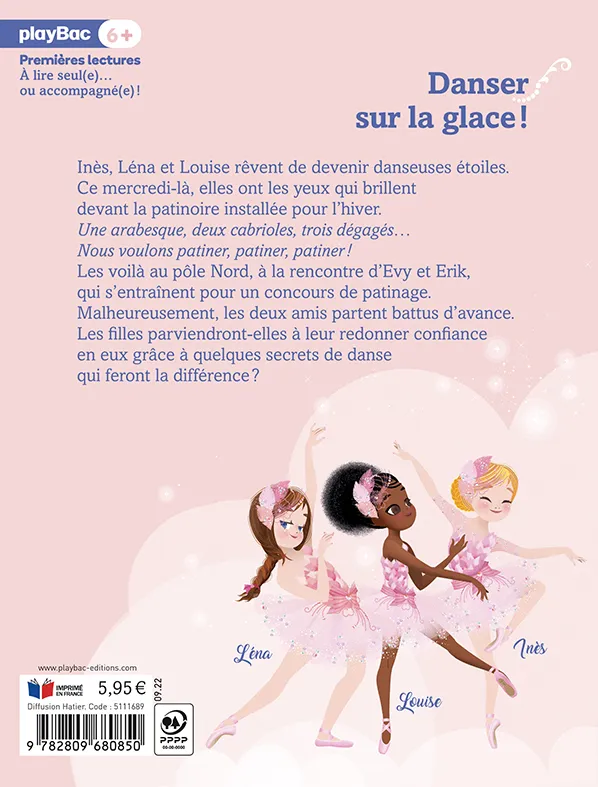 Frigobloc Une, deux, trois Danseuses Tome 11 livre danser sur la glace