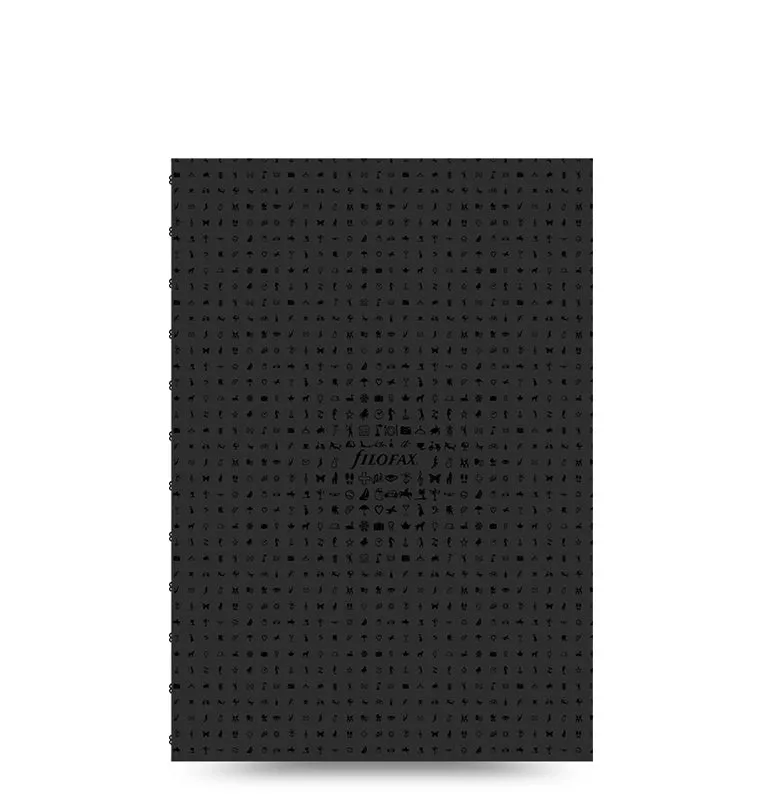 Filofax Classic Bloc ligné A5 noir recharge