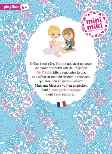 Minimiki Emma à l’Opéra sac de danse + livre