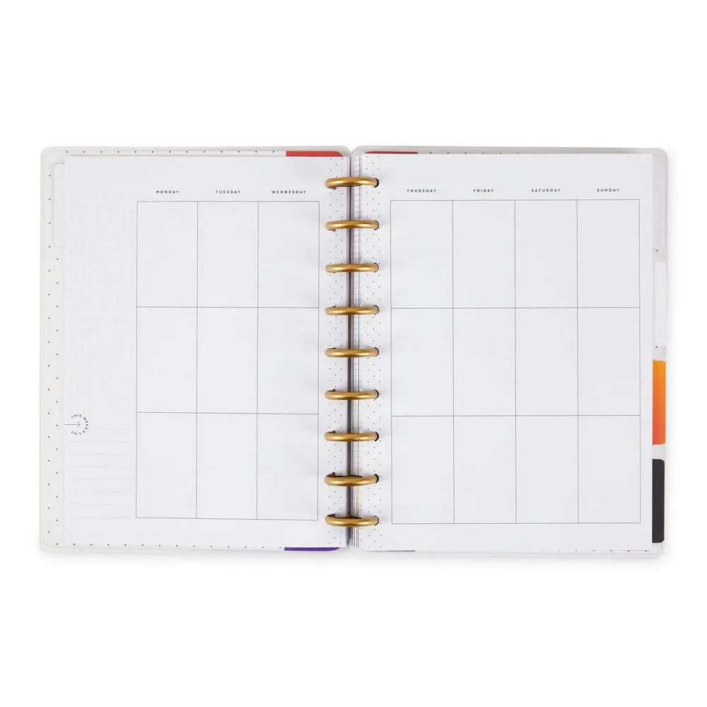 Happy Planner Classic agenda vertical non daté Pride 12 mois