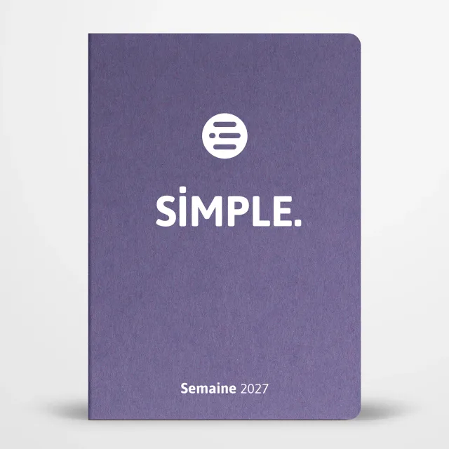 My365 SIMPLE Semaine agenda semainier 2027