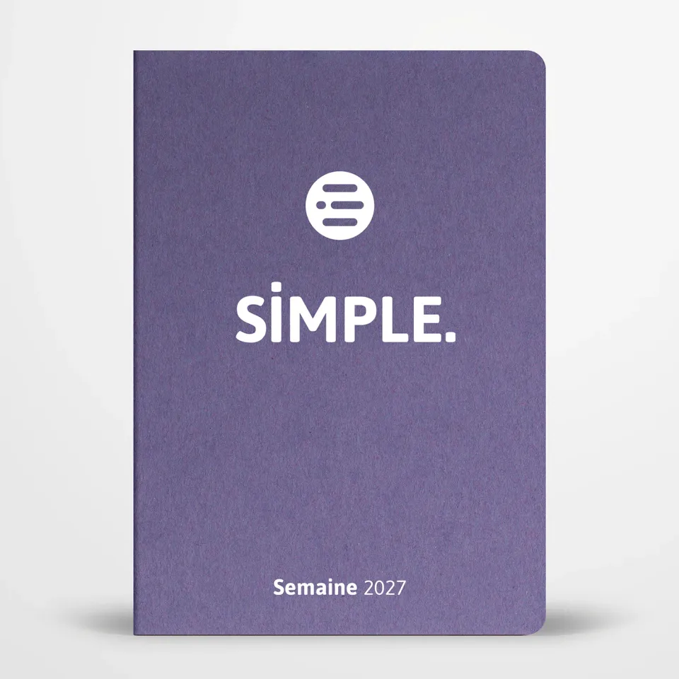 My365 SIMPLE Semaine agenda semainier 2027