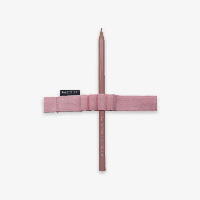 Kartotek A5 porte-stylo élastique rose 4 stylos