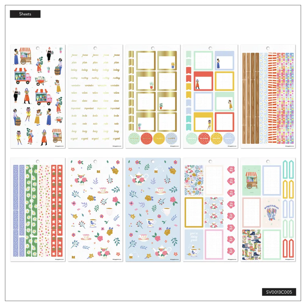 Me & my big ideas Spring Sensations stickers value pack 687