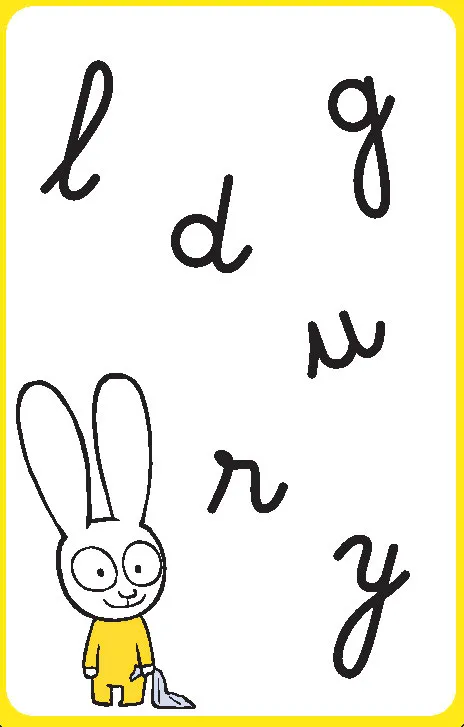Les Incollables Simon lettres jeu cartes observation