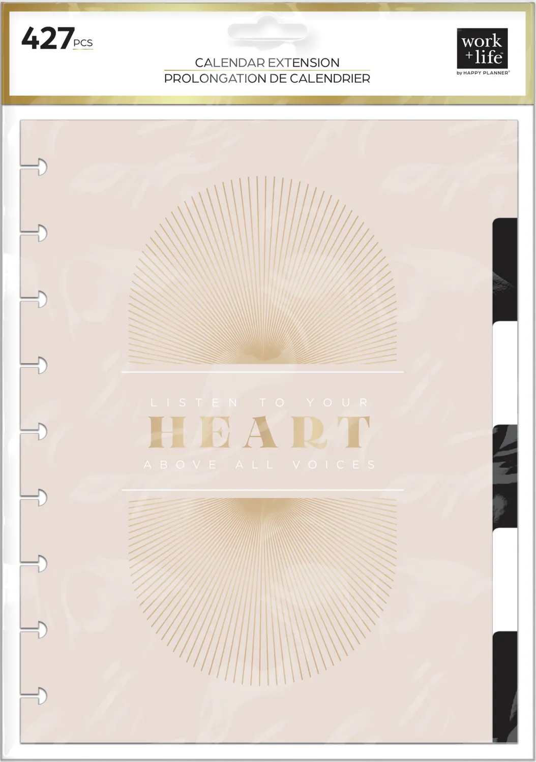 Happy Planner Work Life Neutral recharge agenda 6 mois
