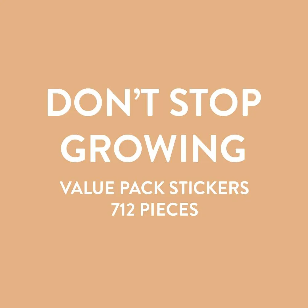 Happy Planner Don't Stop Growing stickers jardin 712 pcs